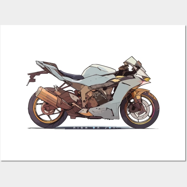 zx-6r 24 cyber - Kawasaki Ninja Zx6r - Posters and Art Prints 